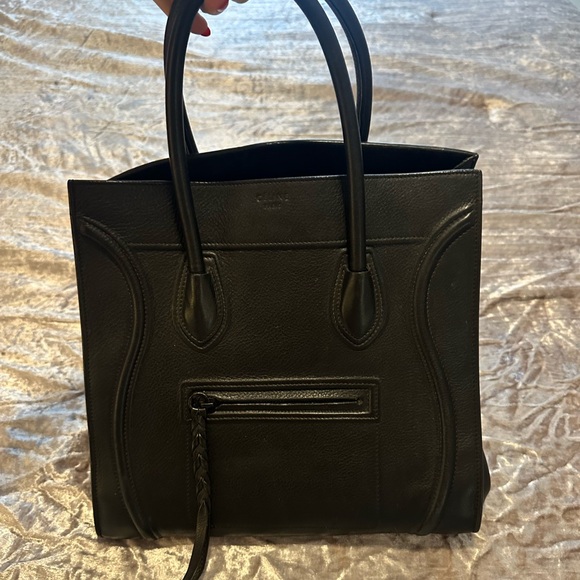 Celine Nano Black Leather Handbag - Picture 3 of 6
